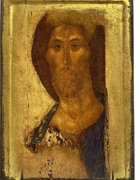 Икона Спаса Звенигородского, дерево