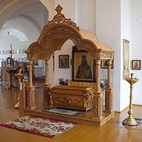 резной навес