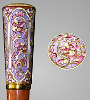 Посох №1 неразборный серебро филигрань, эмаль, роспись / золочение / (УИН) Посох №1 неразборный серебро филигрань, эмаль, роспись / золочение / (УИН)