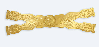 Звездица 0.25 л золочение