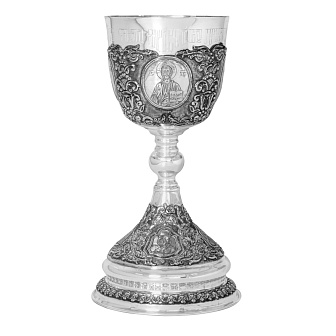 Потир 1.5л гальванопластика №24 / серебрение / серебряный стакан (УИН)