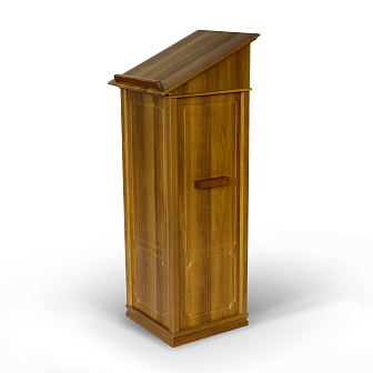 Аналой тумбовый с облицовкой