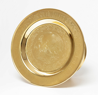 Дискос 1, 0л №2 химгравировка золочение