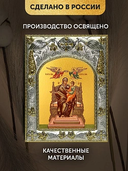 Икона Экономисса Божия Матерь в ризе, 18х14 см
