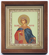 Икона ИУЛИЯ (Юлия) Анкирская (Коринфская), Мученица 6х9 см