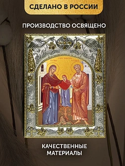 Икона Иоаким и Анна Богоотцы в ризе, 18х14 см