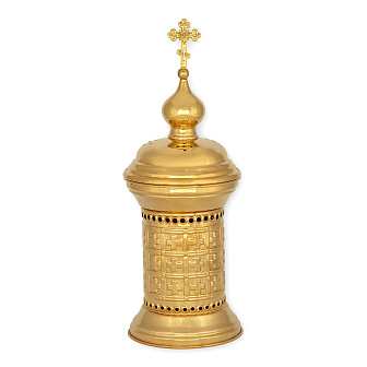 Сосуд для преждеосвященных даров золочение
