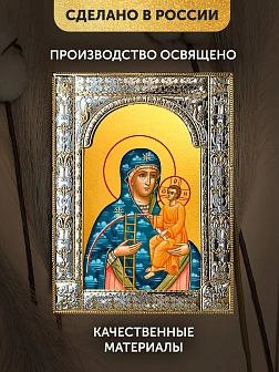 Икона Молченская Божия Матерь в ризе, 18x24 см