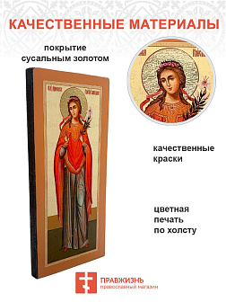 Икона Мирослава Константинопольская 14х30 (324) Икона Мирослава Константинопольская 14х30 (324)