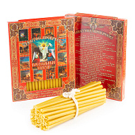 Свечи сорокоустные №50 (40шт, 19см, 1,7ч), Пасха Христова Свечи сорокоустные №50 (40шт, 19см, 1,7ч), Пасха Христова