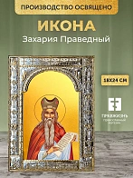 Икона Захария Праведный в ризе, 18x24 см