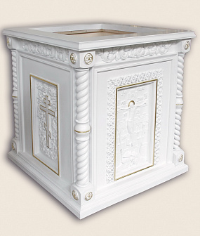 Облачение престола №4 1.0х1.0 (комплект 4) белый Облачение престола №4 1.0х1.0 (комплект 4) белый