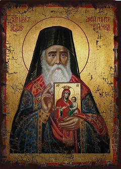 Икона НЕКТАРИЙ Эгинский, Пентапольский, Святитель (МЕШКОВИНА)