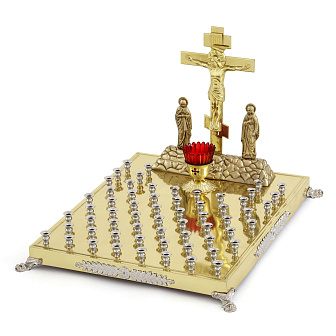 Крышка панихидного стола 61 свеча никелирование