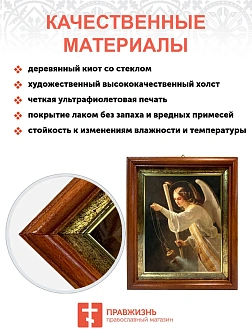Икона Селафиил Архангел в киоте 18х21х4 см 1225