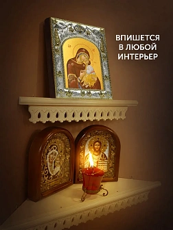 Икона Влахернская Божия Матерь в ризе, 18х14 см