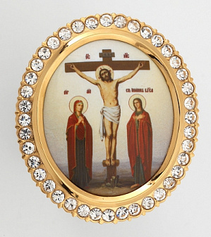 Икона для митры деколь золочение