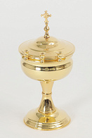 Чаша водосвятная ручная золочение