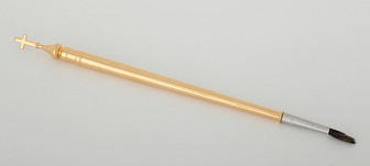 Стрючца металлическая золочение