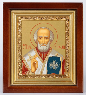 Икона Мирон Критский, Святитель 6х9 см