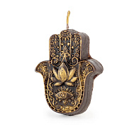 Свеча формовая Хамса (рука Фатимы), ЧЕРНАЯ