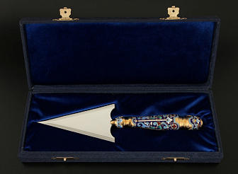 Копие филигрань, эмаль / золочение