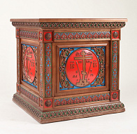 Облачение престола №492 1.0х1.0 тябловый с прорисовкой эмалью