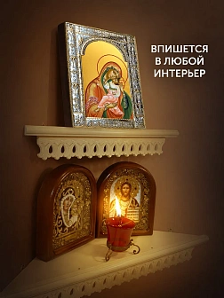 Икона Яхромская Божия Матерь в ризе, 18x24 см