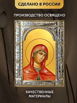 Икона Андрониковская Божия Матерь в ризе, 18x24 см