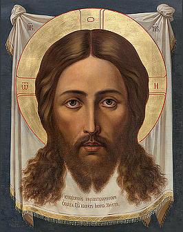 Икона Спас Нерукотворный, авторская технология