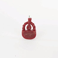 Свеча формовая Замок с ключем, КРАСНЫЙ