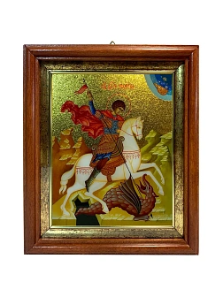 Икона Георгий Победоносец на коне