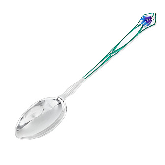 Лжица литьевая малая №13 эмаль серебро (УИН)