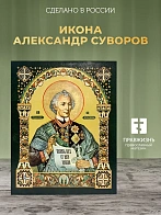 Царская икона 061 1251 Александр Суворов 24х30