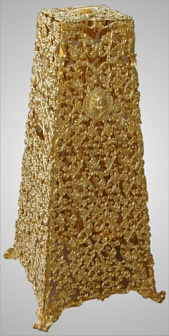 Подставка под хоругви золочение ажурная