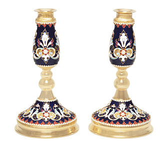 Подсвечник №17 / 2 свечи / золочение