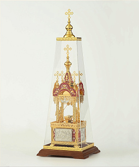 Дарохранительница №12 золочение эмаль