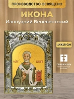 Икона Ианнуарий Беневентский в ризе, 18х14 см