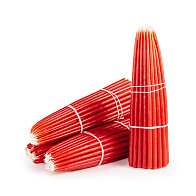 Свечи Конусные №20 (17см, 0,7ч, 50шт), КРАСНЫЕ Свечи Конусные №20 (17см, 0,7ч, 50шт), КРАСНЫЕ