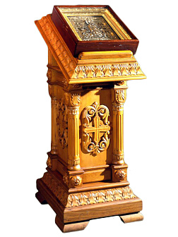 Аналой одинарный ''Вариант 1'' резной