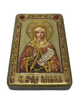Икона ''Наталья мученица'' ручной работы