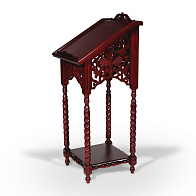 Аналой с витыми ножками и резными вставками №2