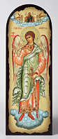 Икона на МДФ 18х50 арочная, объёмная печать, лак Ангел-Хранитель Икона на МДФ 18х50 арочная, объёмная печать, лак Ангел-Хранитель