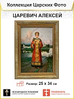 Картина на стену 015 царевич Алексей в костюме 17 века 25х34