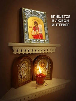 Икона Савел Персиянин в ризе, 18х14 см