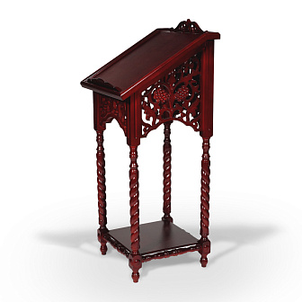 Аналой с витыми ножками и резными вставками №2