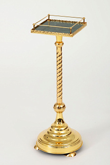 Подставка под дикирий-трикирий золочение каменное основание