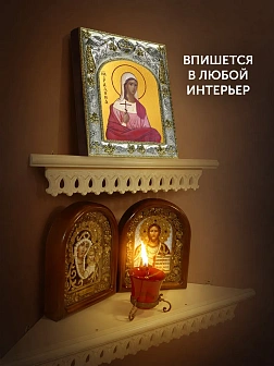 Икона Галина Коринфская в ризе, 18х14 см
