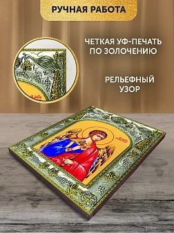 Икона Ангел Хранитель в ризе, 18х14 см