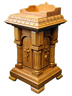 Кружка для пожертвований с ящиком под свечи.